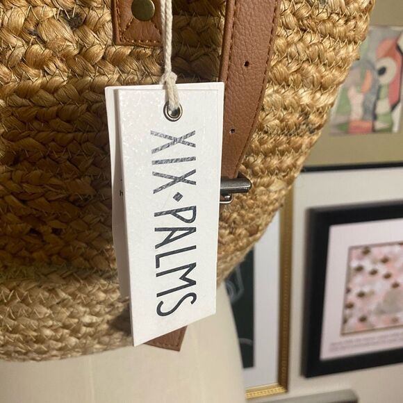 Xix Palms The Shorebreak Insulated Picnic Cooler Bag Handmade Jute Woven